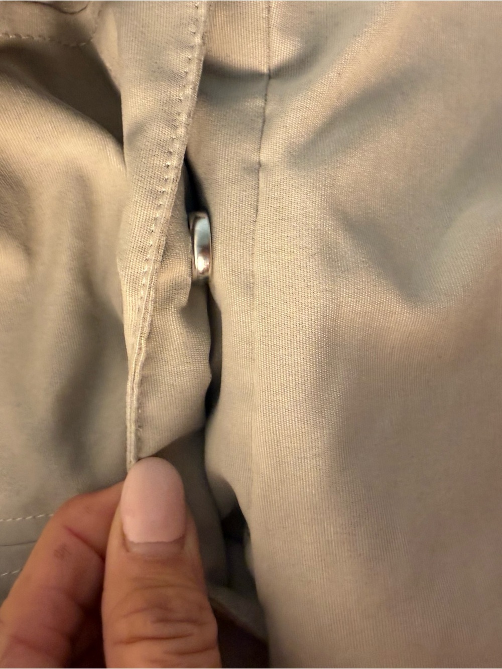 lululemon athletica Light Gray Trench with Vent Detail - Picture 6 of 9